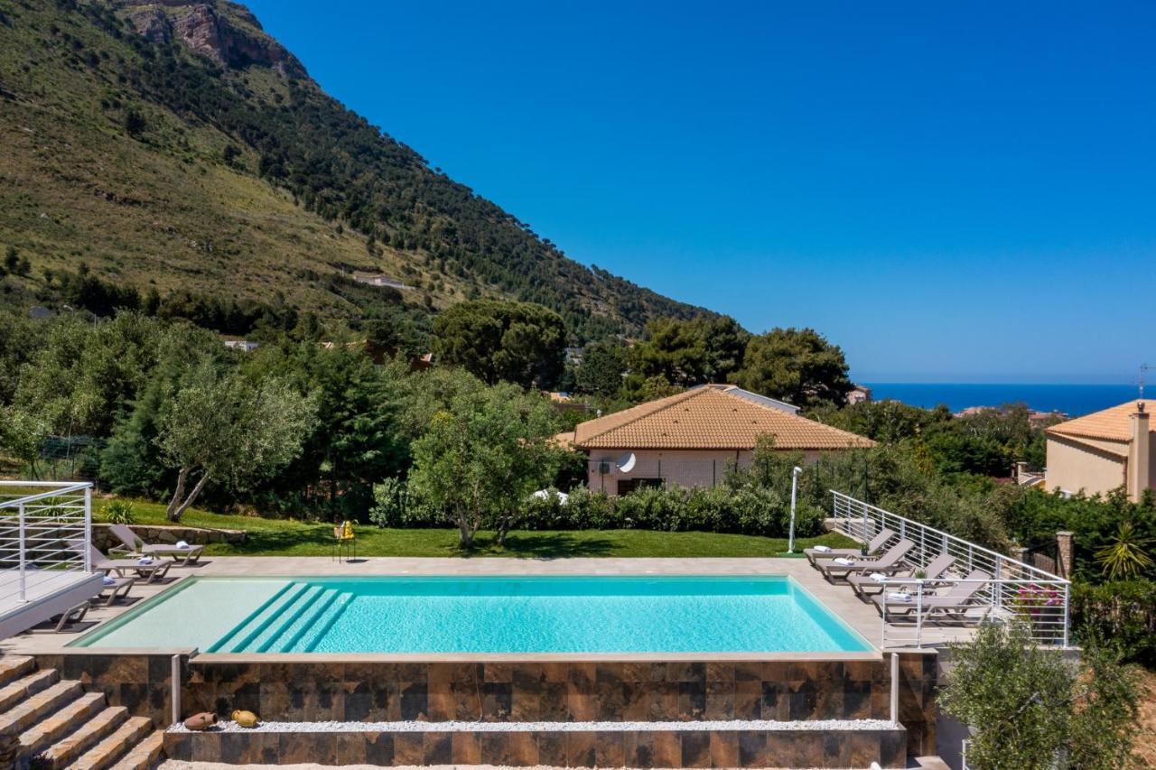Villa Maria Con Piscina E Vista Mare Castellammare del Golfo Ngoại thất bức ảnh