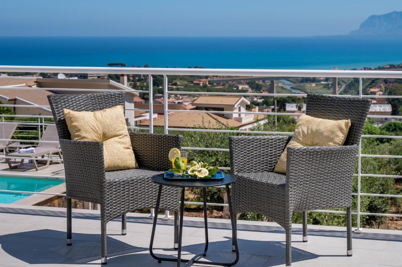 Villa Maria Con Piscina E Vista Mare Castellammare del Golfo Phòng bức ảnh