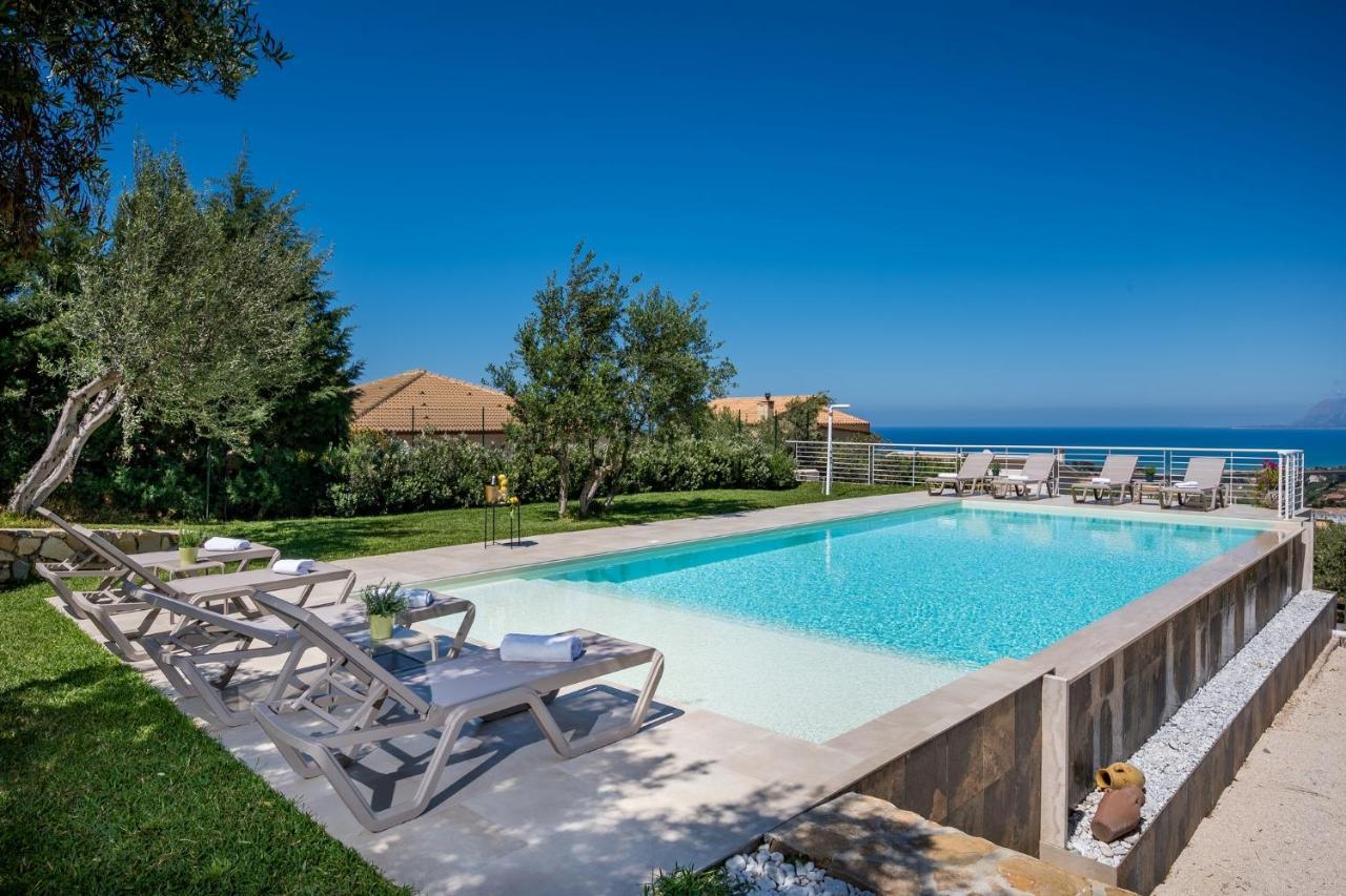Villa Maria Con Piscina E Vista Mare Castellammare del Golfo Ngoại thất bức ảnh