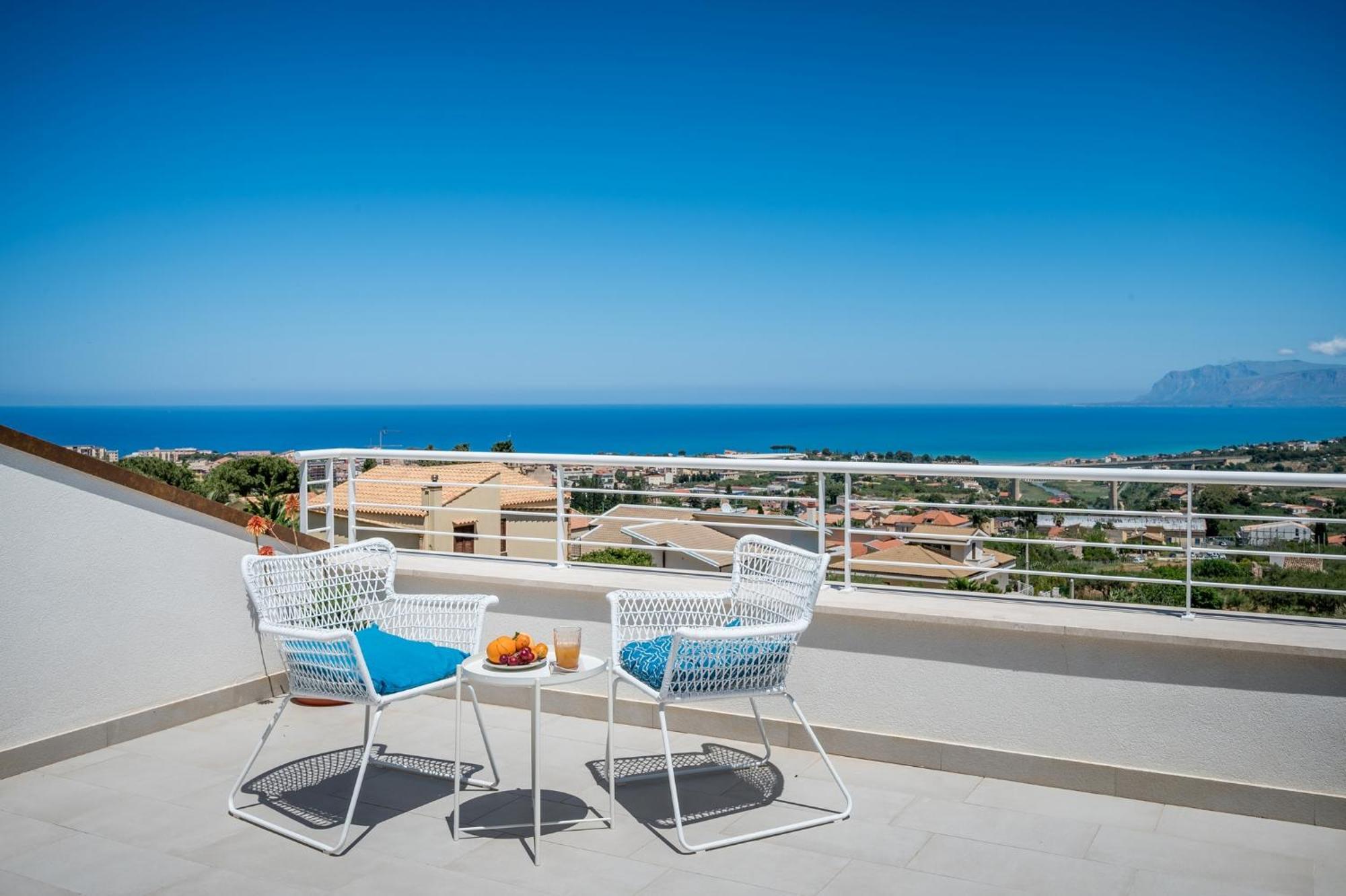 Villa Maria Con Piscina E Vista Mare Castellammare del Golfo Phòng bức ảnh
