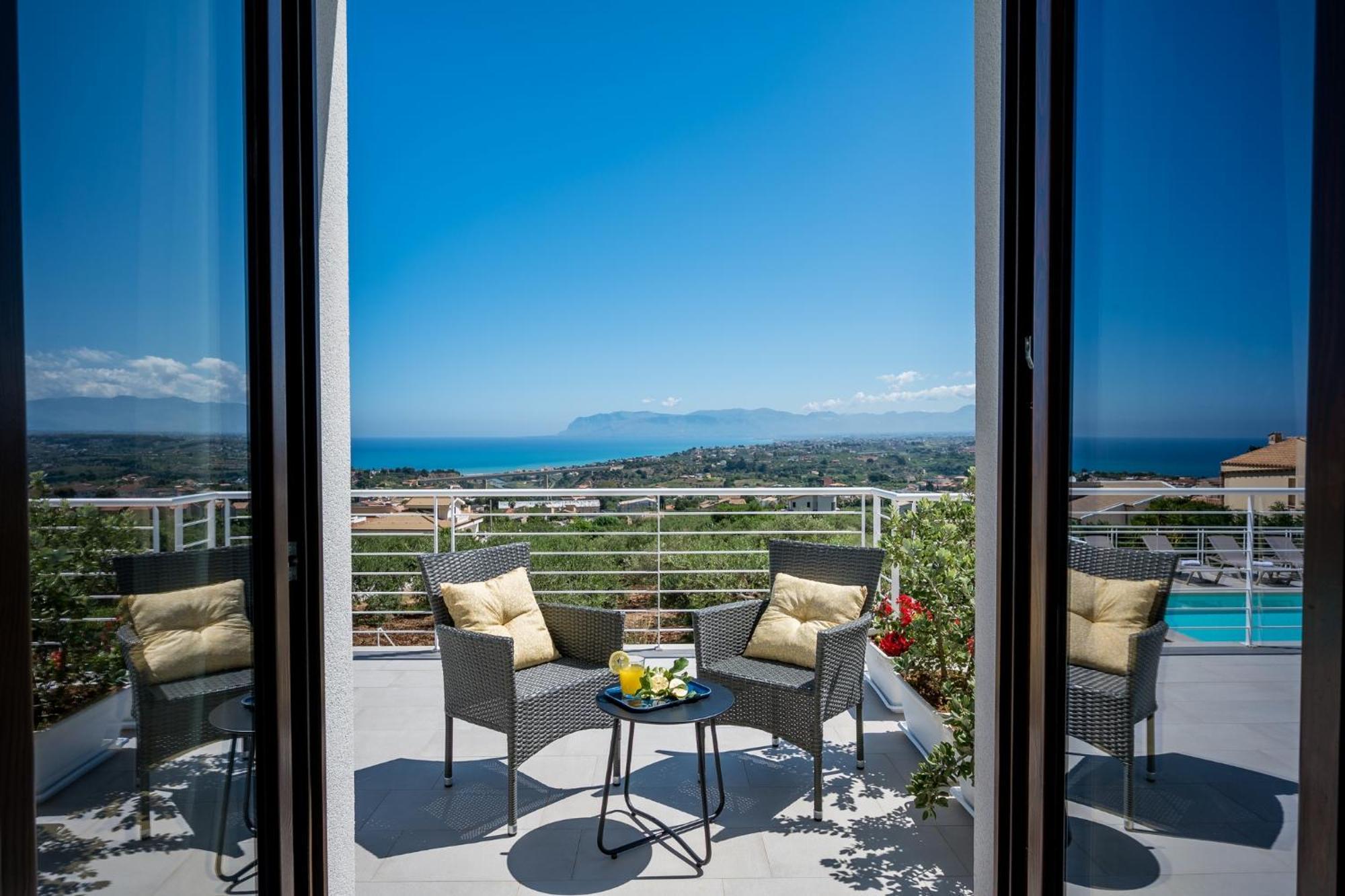 Villa Maria Con Piscina E Vista Mare Castellammare del Golfo Phòng bức ảnh